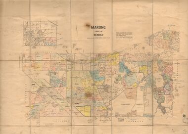 Map - JACK FLYNN COLLECTION:  MARONG, June 1933