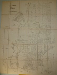 Map - JACK FLYNN COLLECTION:  HUNTLY, 8/09/1921