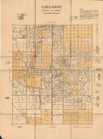 Map - JACK FLYNN COLLECTION:  GIRGARRE, 14/10/1943