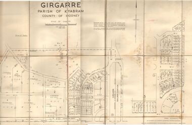 Map - JACK FLYNN COLLECTION:  GIRGARRE, 1957