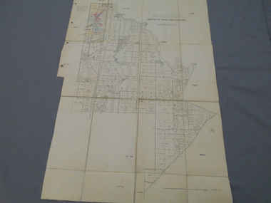 Map - JACK FLYNN COLLECTION:  EDDINGTON, 1.12.1925