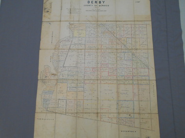 Map - JACK FLYNN COLLECTION:  DERBY, 12/05/1892