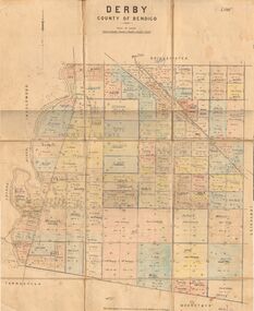 Map - JACK FLYNN COLLECTION:  DERBY, 1/09/1909