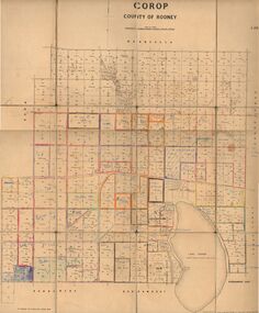 Map - JACK FLYNN COLLECTION:  COROP, 8/08/1929