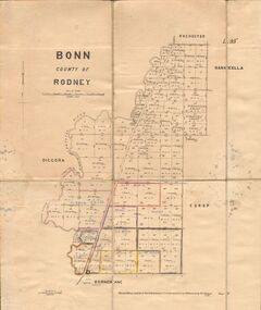 Map - JACK FLYNN COLLECTION:  BONN, 16/07/1919