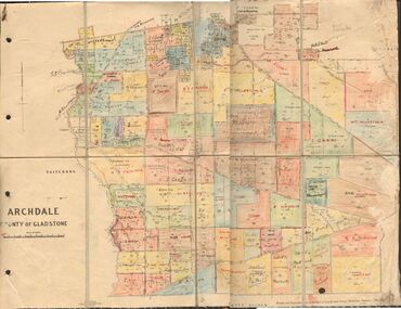 Map - JACK FLYNN COLLECTION:  ARCHDALE, 15/01/1936