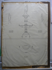 Artwork,other - NORMAN PENROSE COLLECTION:  CAST IRON FOUNTAIN