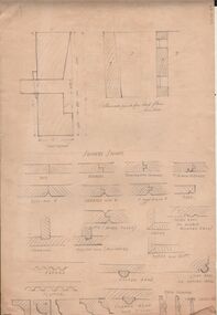 Drawing - NORMAN PENROSE COLLECTION:  WOOD WORKING JOINTS
