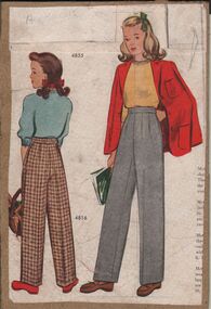 Painting - NORMAN PENROSE COLLECTION:  WOMEN'S FASHION, Autumn 1940