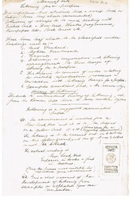 Document - NORMAN PENROSE COLLECTION:  LETTERING AND NOTES
