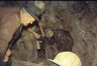 Slide - ALBERT RICHARDSON COLLECTION: MINERS WORKING UNDERGROUND