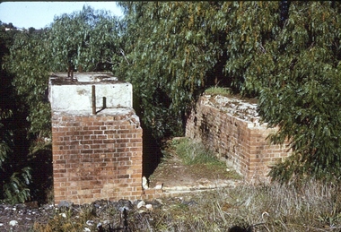 Slide - ALBERT RICHARDSON COLLECTION: LANSELL'S BIG 180 MINE REMNANT FOOTINGS
