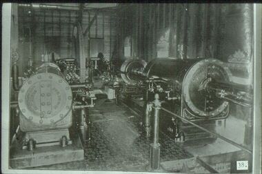 Slide - ALBERT RICHARDSON COLLECTION: DRILL AIR COMPRESSOR NEW MOON GOLD MINE, 1904