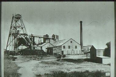 Slide - ALBERT RICHARDSON COLLECTION: BIG BLUE GOLD MINE BENDIGO