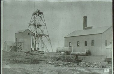 Slide - ALBERT RICHARDSON COLLECTION: VIRGINIA MINE EAGLEHAWK, 1906