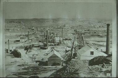 Slide - ALBERT RICHARDSON COLLECTION: NEW CHUM HILL EARLY 1870'S