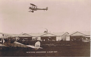 Postcard - BASIL WATSON COLLECTION: POSTCARD - MONTROSE AERODROME, ca. 1914