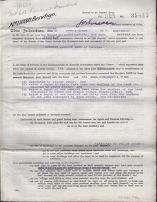 Document - MCCOLL, RANKIN AND STANISTREET COLLECTION: DEBORAH EXTENDED GMC N L - GOLD MINING LEASE, 21/9/1940