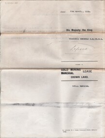 Document - MCCOLL, RANKIN AND STANISTREET COLLECTION: NORTH VIRGINIA GMC N L - TITLE DEED/LEASE, 6/4/1934