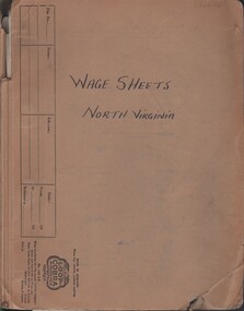Document - MCCOLL, RANKIN AND STANISTREET COLLECTION: NORTH VIRGINIA GMC N L - WAGES SHEETS, 29/71941 - 11/8/1948