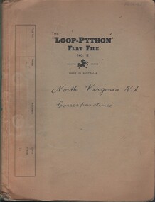 Document - MCCOLL, RANKIN AND STANISTREET COLLECTION: NORTH VIRGINIA GMC N L - CORRESPONDENCE FOLDER, 4/1/1950 - 20/12/1963