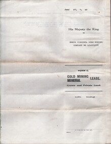 Document - MCCOLL, RANKIN AND STANISTREET COLLECTION: NORTH VIRGINIA GMC N L - TITLE DEED, 22/8/1950