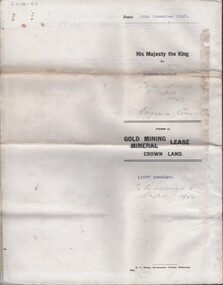 Document - MCCOLL, RANKIN AND STANISTREET COLLECTION: NORTH VIRGINIA GMC N L - TITLE DEED/LEASE, 30/11/1940