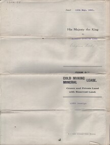 Document - MCCOLL, RANKIN AND STANISTREET COLLECTION: NORTH VIRGINIA GMC N L - TITLE DEED, 13/5/1941