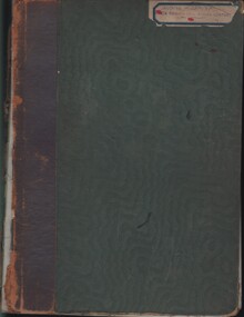 Document - MCCOLL, RANKIN AND STANISTREET COLLECTION: NORTH VIRGINIA GMC N L - ACCOUNT BOOK, 21/8/1933 - 23/7/1937