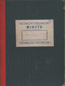Document - MCCOLL, RANKIN AND STANISTREET COLLECTION: NORTH VIRGINIA GMC N L - MINUTES, 17/11/39 - 26/8/49