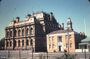Slide - BENDIGO BUILDINGS & SCENERY, Dec 1960
