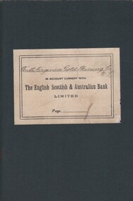Document - MCCOLL, RANKIN AND STANISTREET COLLECTION: NORTH VIRGINIA GMC N L - BANK BOOKS, 12 Dec 1933 - 30 Jun 1944
