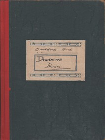 Document - MCCOLL, RANKIN AND STANISTREET COLLECTION: CENTRAL NELL GWYNNE GMC N L - DIVIDEND BOOK, 1949 - 1942