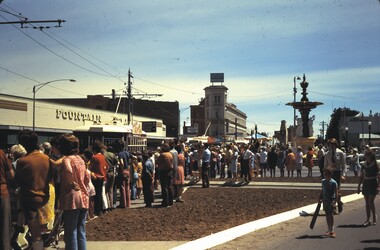 Slide - BENDIGO TRAMS, Dec 1972