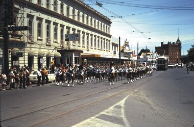 Slide - BENDIGO TRAMS, Dec 1972