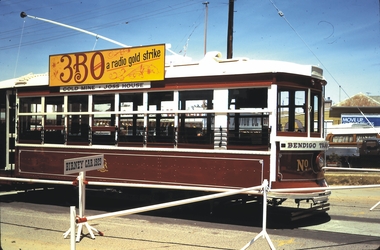 Slide - BENDIGO TRAMS, Dec 1972