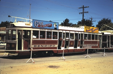 Slide - BENDIGO TRAMS, Dec 1972