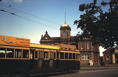 Slide - BENDIGO TRAMS, Nov 1971