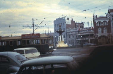 Slide - BENDIGO TRAMS, June 1970