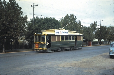 Slide - BENDIGO TRAMS, April 1962
