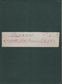 Document - MCCOLL, RANKIN AND STANISTREET COLLECTION: CENTRAL NELL GWYNNE GOLD MINING CO - JOURNAL, 1932 - 1944