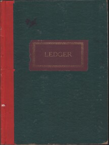 Document - MCCOLL, RANKIN AND STANISTREET COLLECTION: CENTRAL NELL GWYNNE GOLD MINING COY - LEDGER, 1932 - 1940