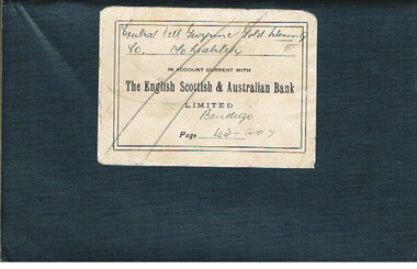 Document - MCCOLL, RANKIN AND STANISTREET COLLECTION: CENTRAL NELL GWYNNE GMC N L - PASS BOOK, 31 Aug 1934 to 8 Apr 1936