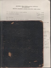Document - MCCOLL, RANKIN AND STANISTREET COLLECTION: NEW MONUMENT GMC N/L - BATTERY MANAGER'S REPORT, 4/5/1937 - 18/1/1940