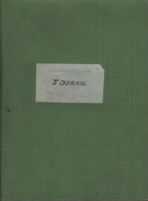 Document - MCCOLL, RANKIN AND STANISTREET COLLECTION: SOUTH WATTLE GULLY CO. N/L - JOURNAL, 1936 - 1950