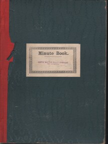 Document - MCCOLL, RANKIN AND STANISTREET COLLECTION: SOUTH WATTLE GULLY CO. N/L - MINUTE BOOK, 1936 - 1950