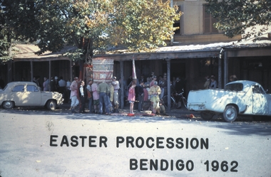 Slide - BENDIGO EASTER PROCESSION, 1962