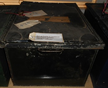 Archive - MCCOLL, RANKIN AND STANISTREET COLLECTION: BLUE MINING BOX - NEW DON MINE