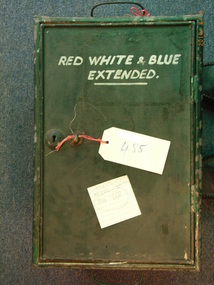 Archive - MCCOLL, RANKIN AND STANISTREET COLLECTION: RED WHITE & BLUE EXTENDED  MINE, 1940's