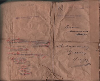Document - MCCOLL, RANKIN AND STANISTREET COLLECTION: NORTH DEBORAH MINING CO. N/L - PROXIES, BALLOT PAPERS, 1/12/52